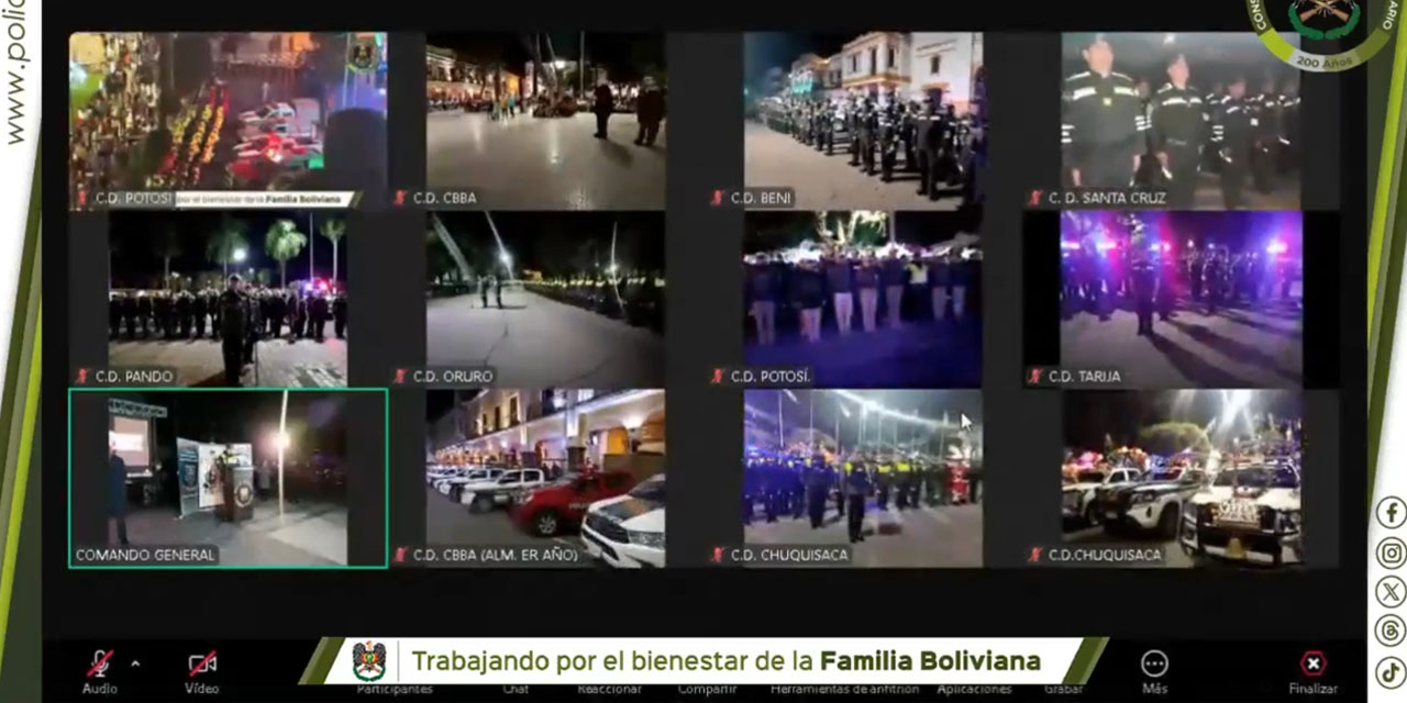 Captura: RRSS Policía Boliviana