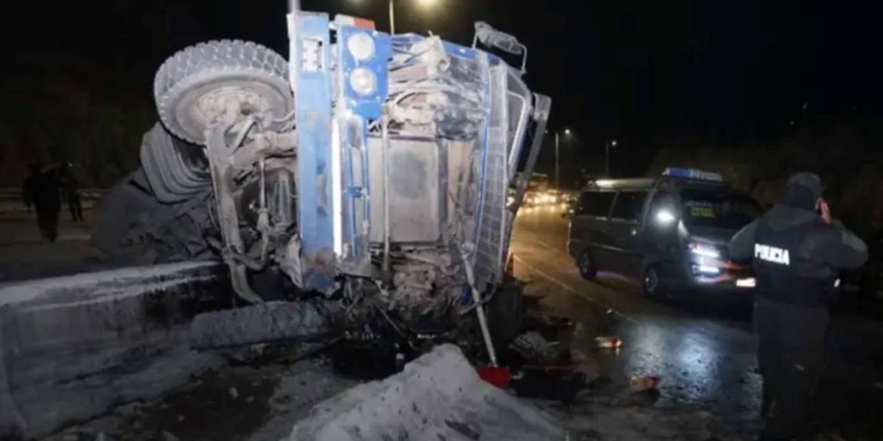 Fatal accidente de tránsito.