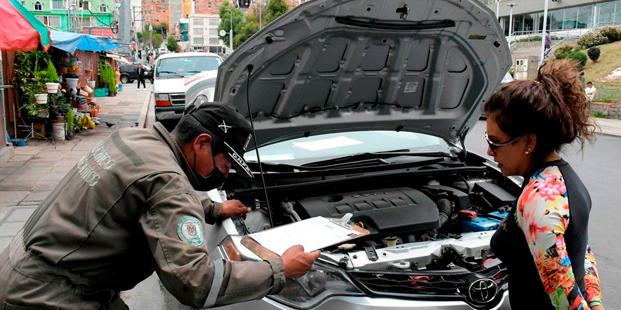  Control de la inspección técnica vehicular.