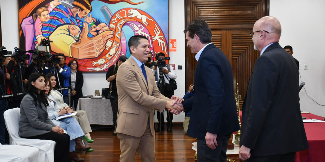 El nuevo viceministro de Transparencia, Seguridad Jurídica y Derechos Humanos, Yamil García. / Foto: APG