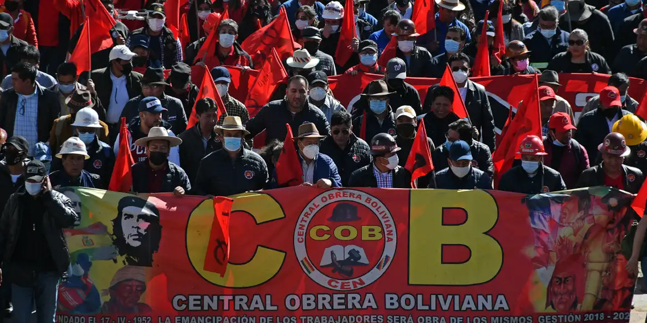 Marcha por el Día del Trabajo en Bolivia. (Foto: Archivo)