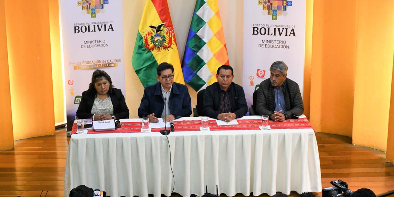 Educación dispone horario de invierno en La Paz, Oruro, Potosí y zonas altas de Cochabamba, Tarija y Chuquisaca 