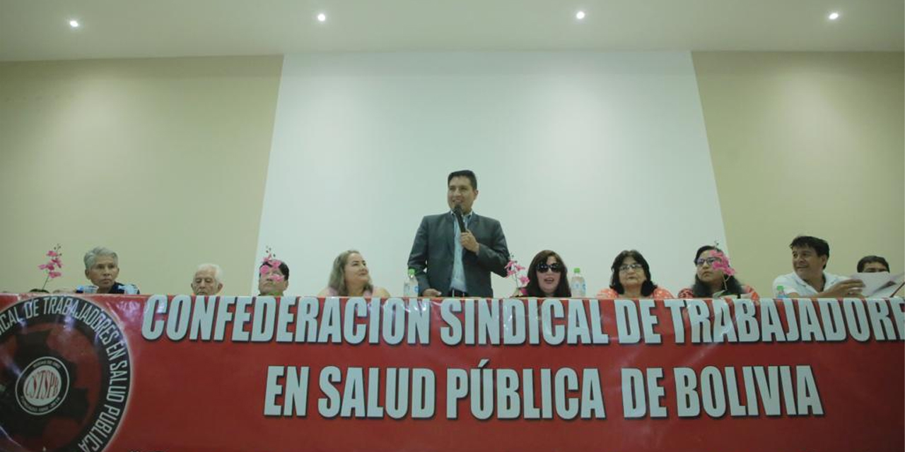 El ministro de Salud, Jeyson Auza, durante el evento. (Foto: Ministerio de Salud)