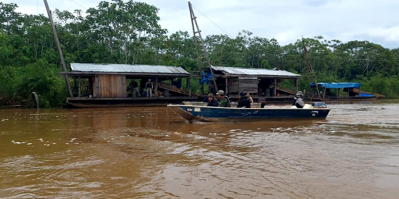 Operativos contra la minería ilegal. (Foto: Ajam)