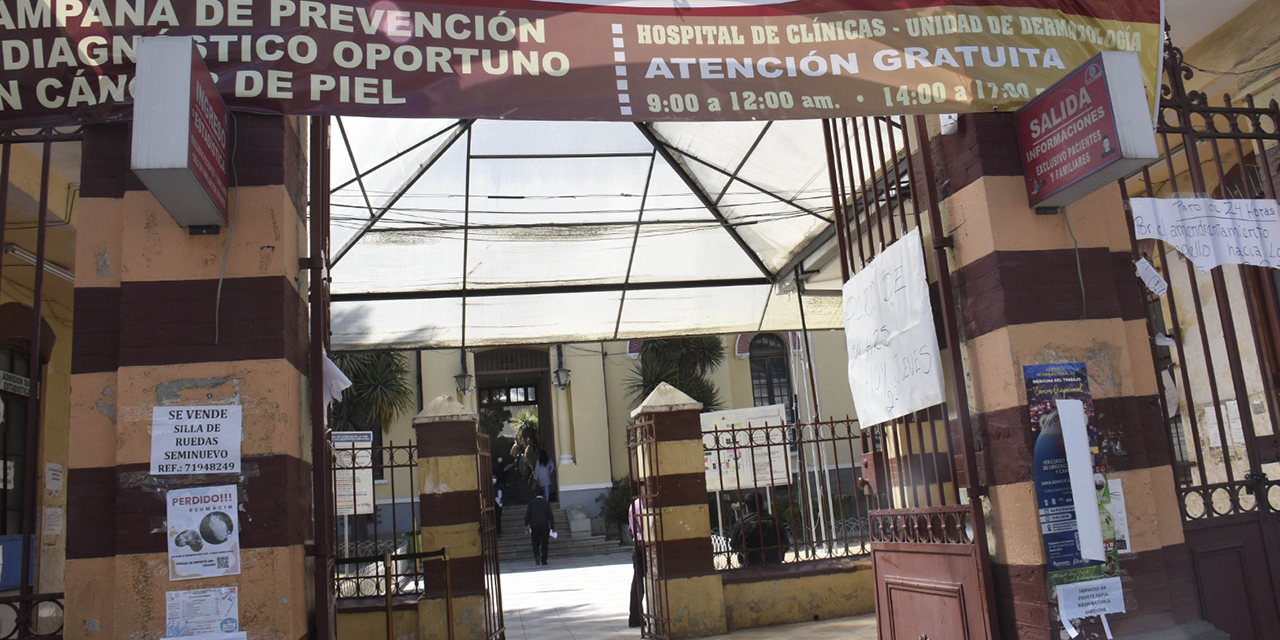 El Hospital de Clínicas atenderá normalmente, según sus trabajadores. 