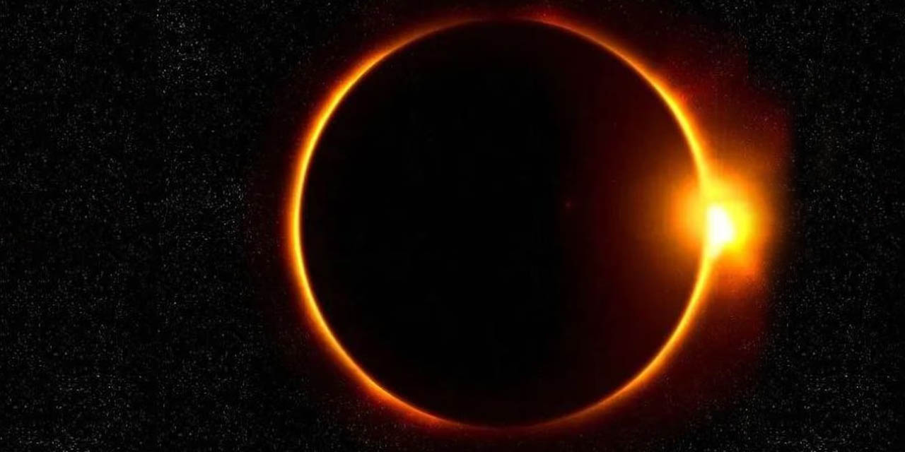 Imagen referencial del eclipse. Foto: Web