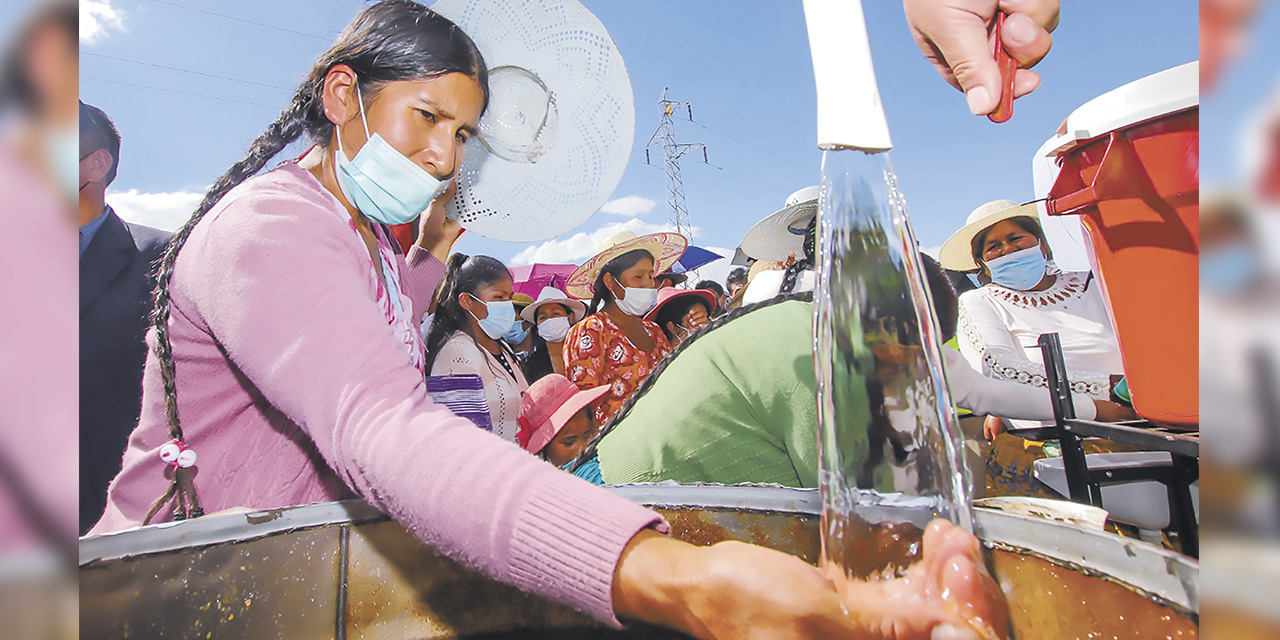 Se busca garantizar el suministro de agua en todo el país para la próxima gestión.  | Foto: Archivo