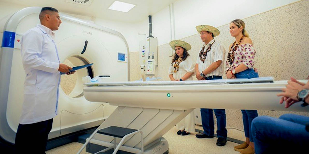 El presidente Luis Arce materializó en 2023 la puesta en marcha del hospital de tercer nivel Dr. Hernán Messuti, en Pando, con equipos de última generación.  | Foto: MSyD