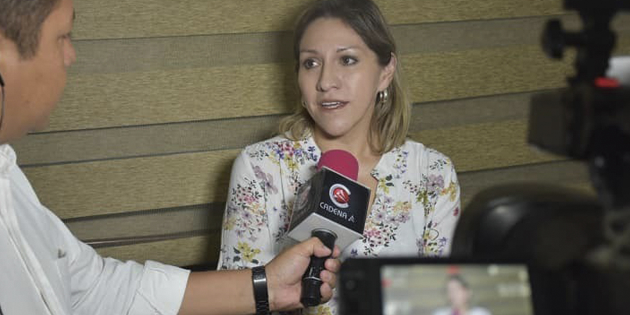 La viceministra Mariana Ramírez