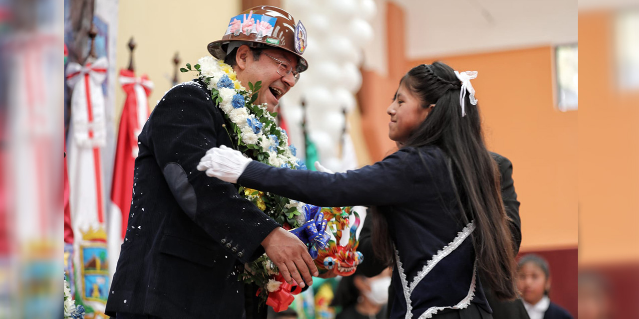 El presidente Luis Arce inaugurará la gestión escolar 2024 desde Beni