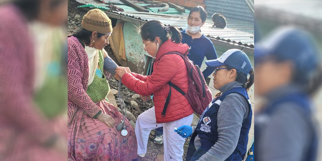 Ministerio de Salud atiende a heridos tras mazamorra en Achocalla