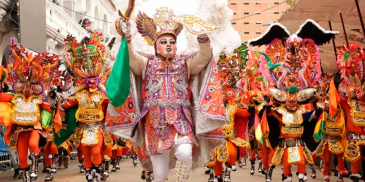 El sábado 10 de febrero se celebrará la entrada de peregrinación del Carnaval de Oruro. Foto:  Ministerio de Culturas