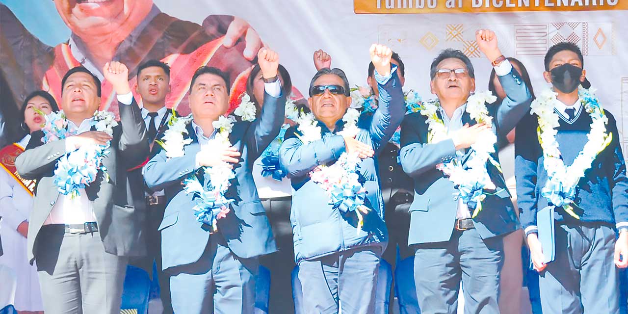 El Vicepresidente en Oruro. Foto: VPE