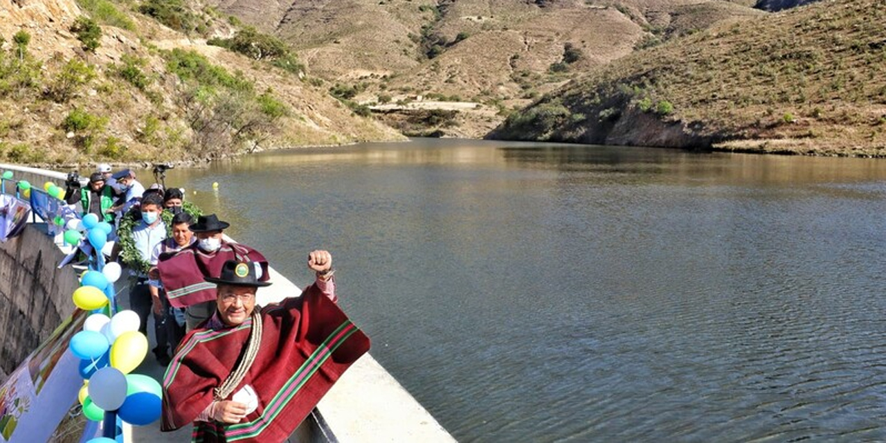 Represa de Churicana, Chuquisaca. Foto: Archivo ABI