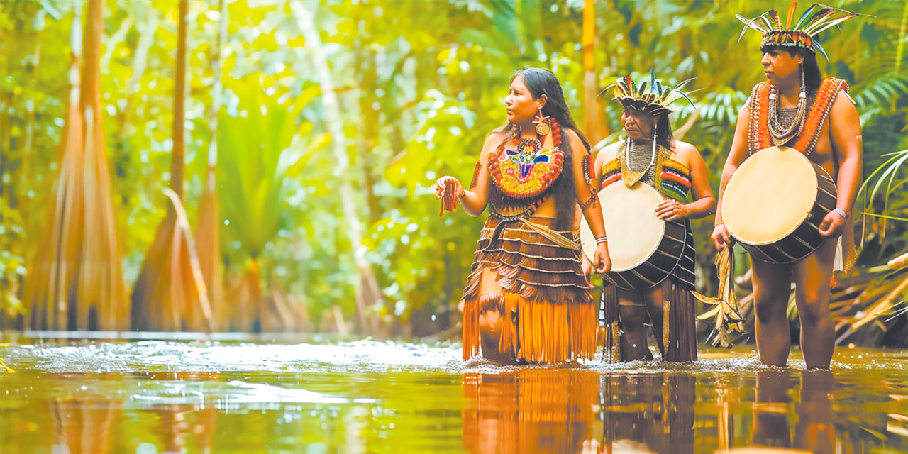 Pueblos indígenas de la Amazonia.