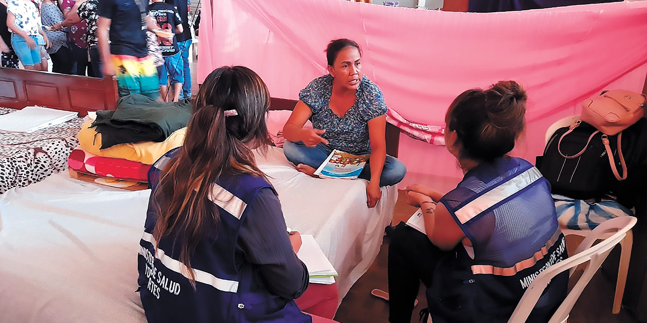 El personal de respuesta en desastres y emergencias recibió capacitación. Foto: Ministerio de Salud