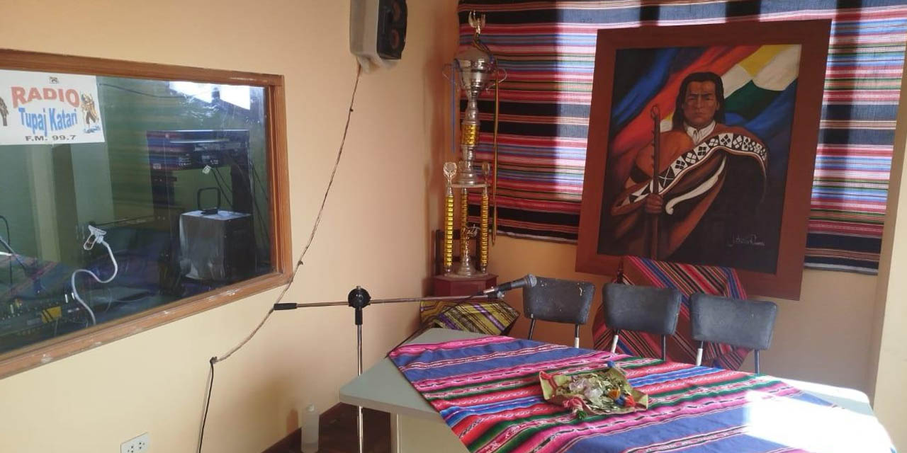 Las nuevas instalaciones de la radio Túpac Katari, en Patacamaya.  | Foto: RPO