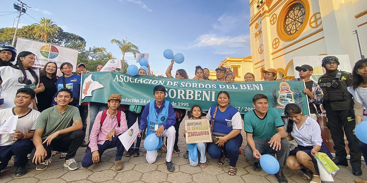 Organizaciones del Beni durante la caravana.  | Foto: Defensoría del Pueblo