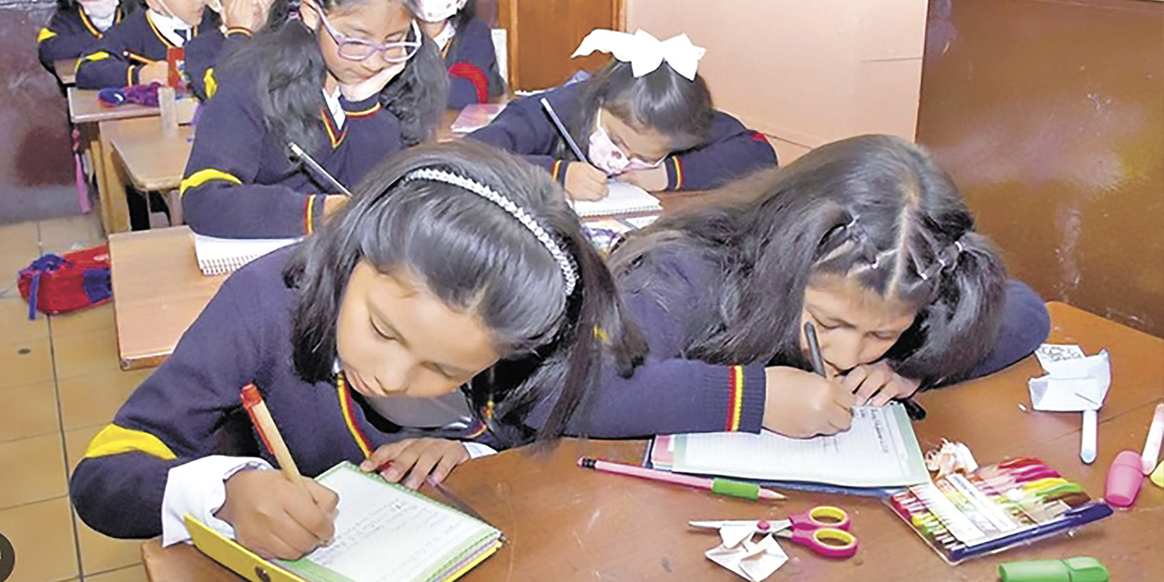 Luego de cuatro semanas de descanso, niños y adolescentes vuelven a clases. hoy. | Foto: RRSS