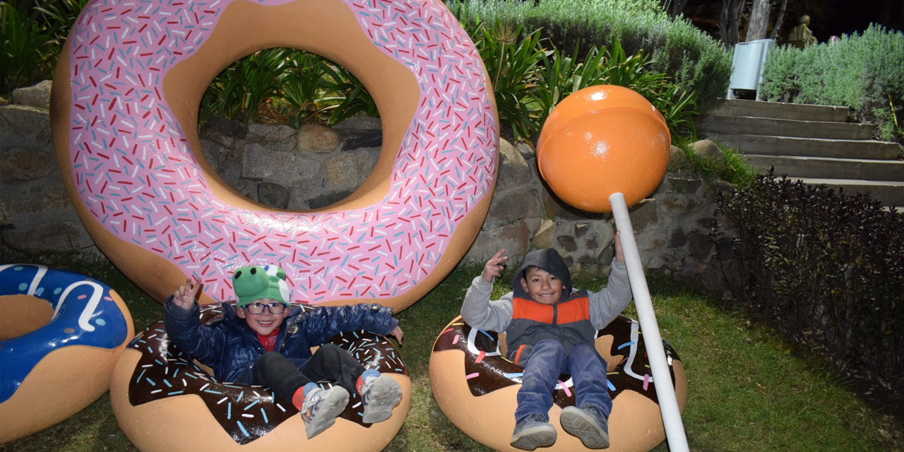 El sector de los "gigantes helados" en Pueblo Paleta. Foto: Parque de las Culturas.