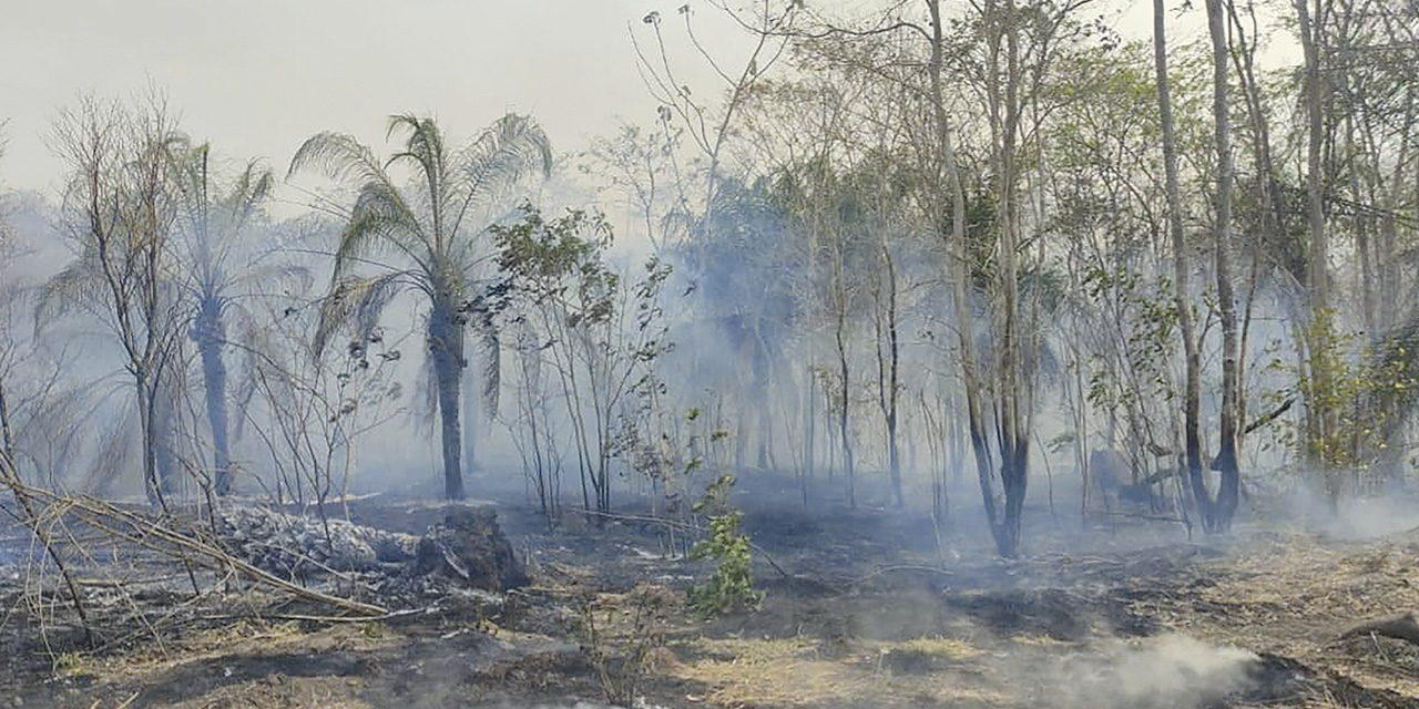 La ABT identifica lugares donde las quemas no controladas han provocado incendios que alarman a la población. Hasta ayer, se registraron 32 eventos activos.  | Foto: ABT