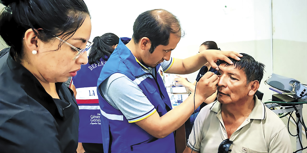 Programa de fortalecimiento del área ocular inicia una cruzada.  | Foto: Archivo