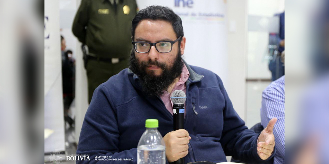 El experto del Fondo de Población de las Naciones Unidas (Unfpa), Daniel Allende. Foto: MIN. PLANIFICACIÓN