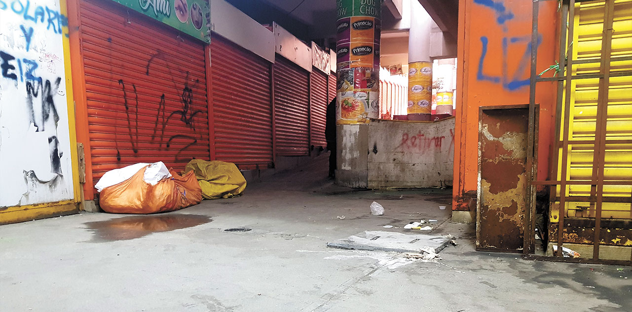 Una muestra de la situación actual del mercado Lanza. Foto:  Javier Escalier