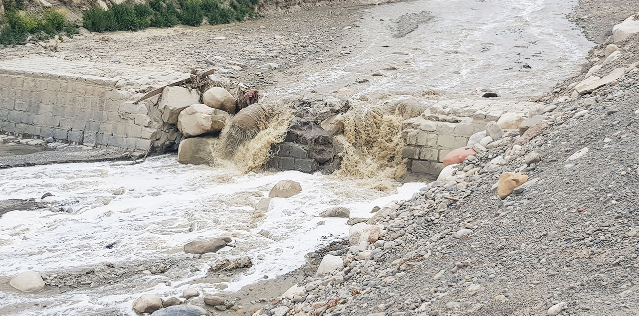 Una muestra de la situación actual del río La Paz. Foto: Javier Escalier