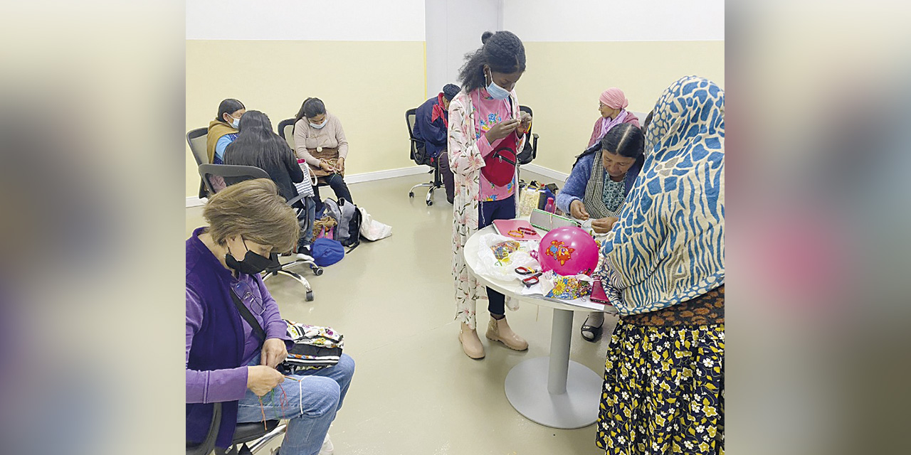 Taller ocupacional para personas con cáncer. | Foto: ABEN