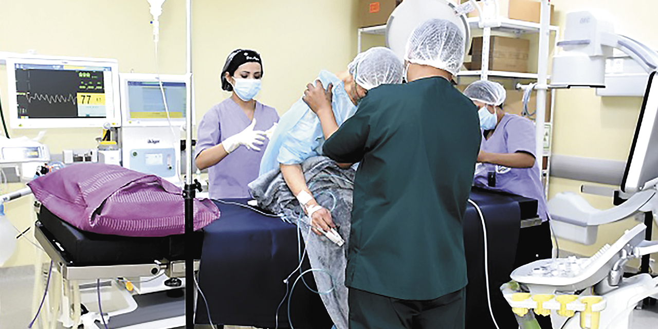 Médicos en el Centro de Medicina Nuclear y Radioterapia de La Paz.