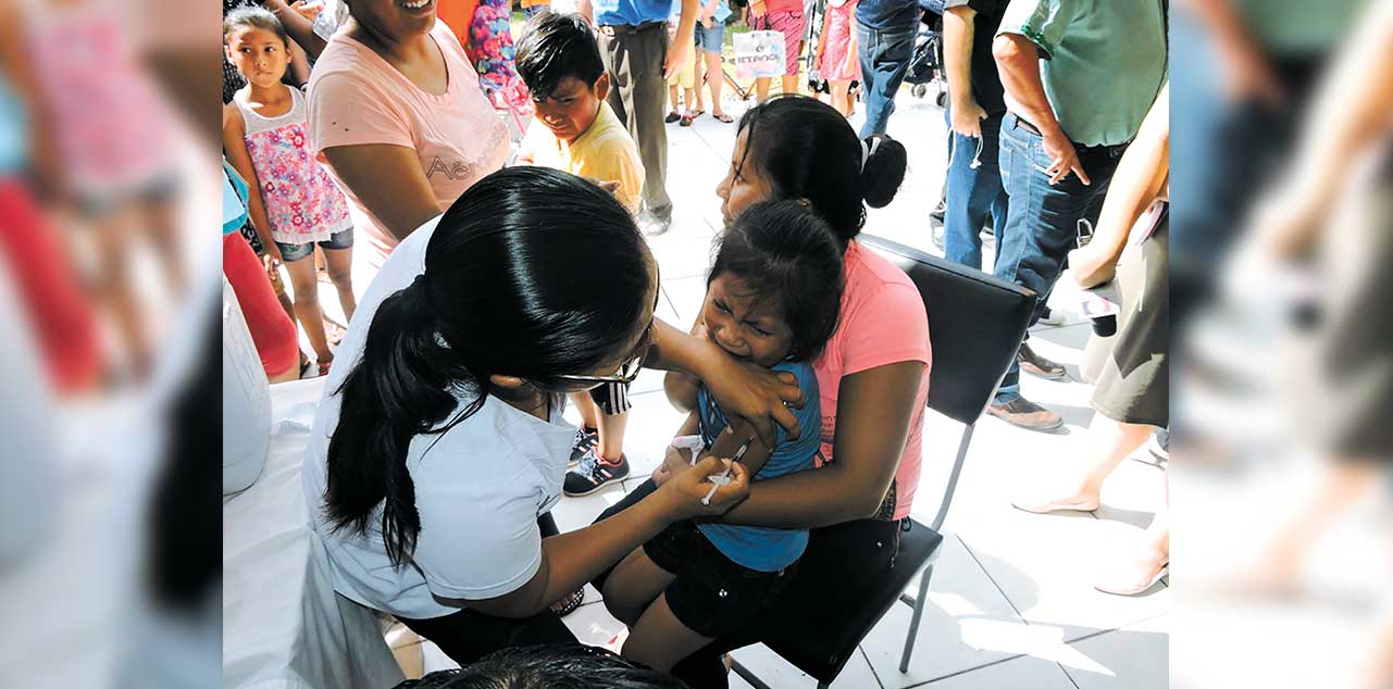 Campaña de vacunación contra niños de 2 a 12 años. Foto: Archivo