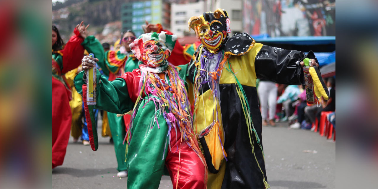 El Pepino en el carnaval paceño.