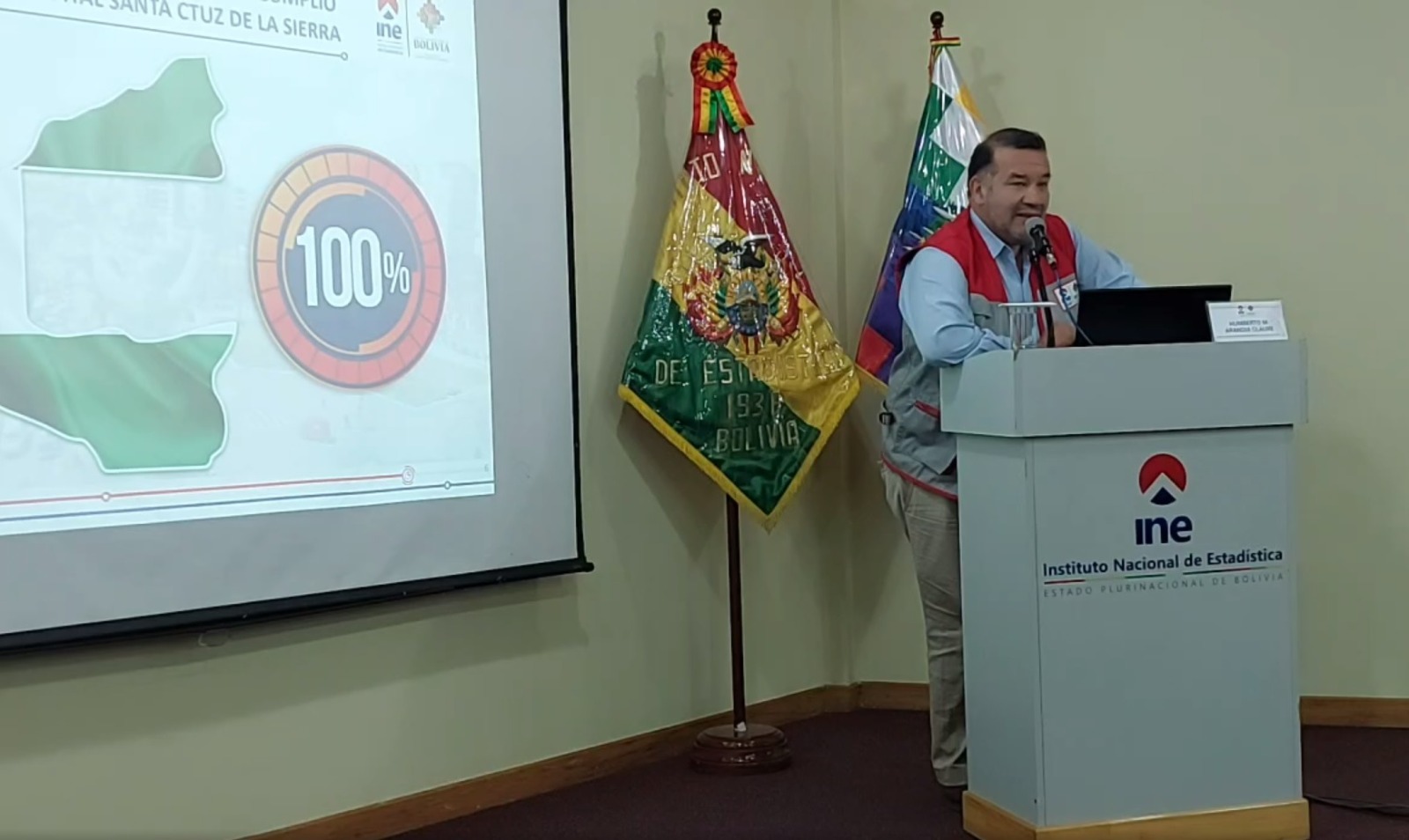 El director ejecutivo del Instituto Nacional de Estadística (INE), Humberto Arandia.