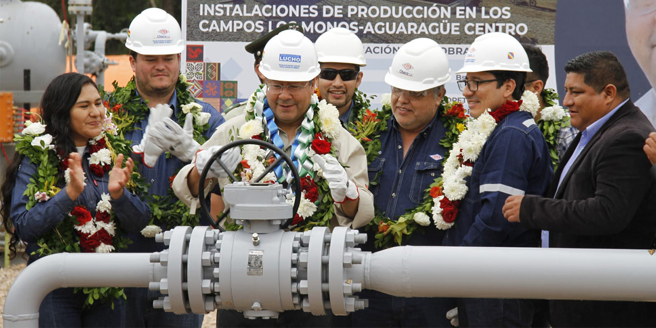 Arranca producción de campo hidrocarburífero Los Monos - Aguaragüe que proyecta ingresos por $us 250 millones 