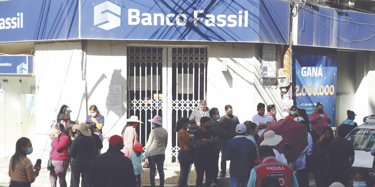 Oficinas del ex Banco Fassil en La Paz. (Foto: Archivo)