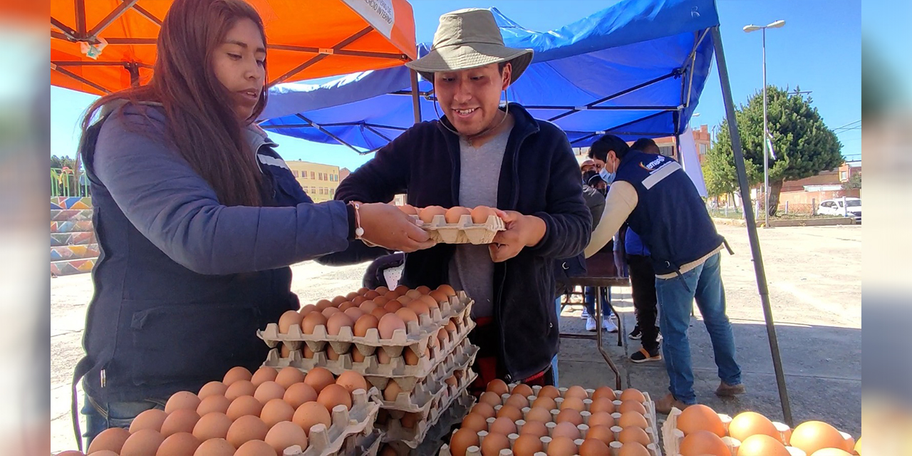 Garantizan el abastecimiento de  huevo a precio justo en mercados