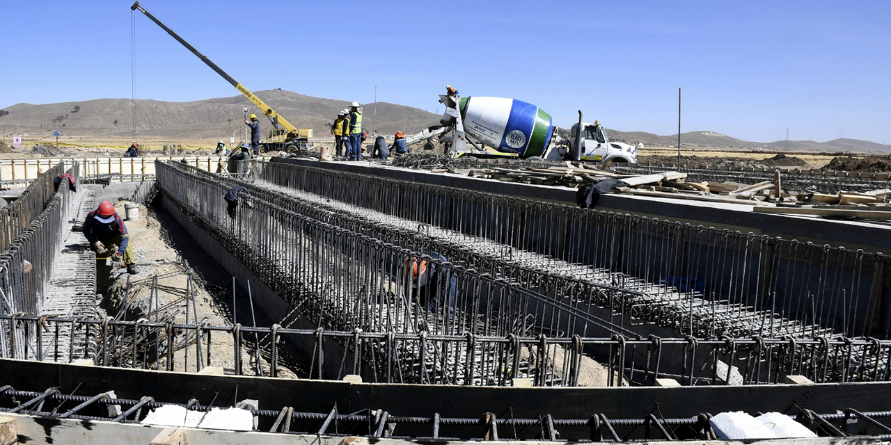 Planta de Almacenamiento y Transformación de Cereales en Viacha. (Foto: APG)