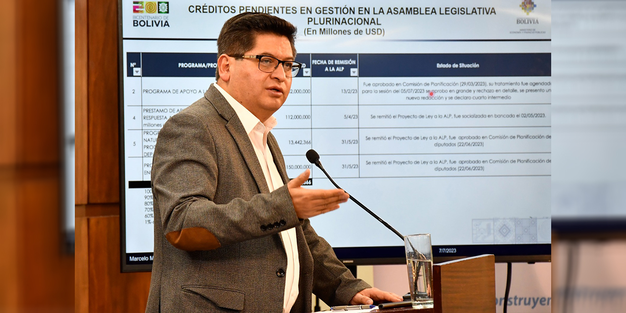 La tasa de crecimiento de la deuda externa de Bolivia llega al -0,1% del PIB