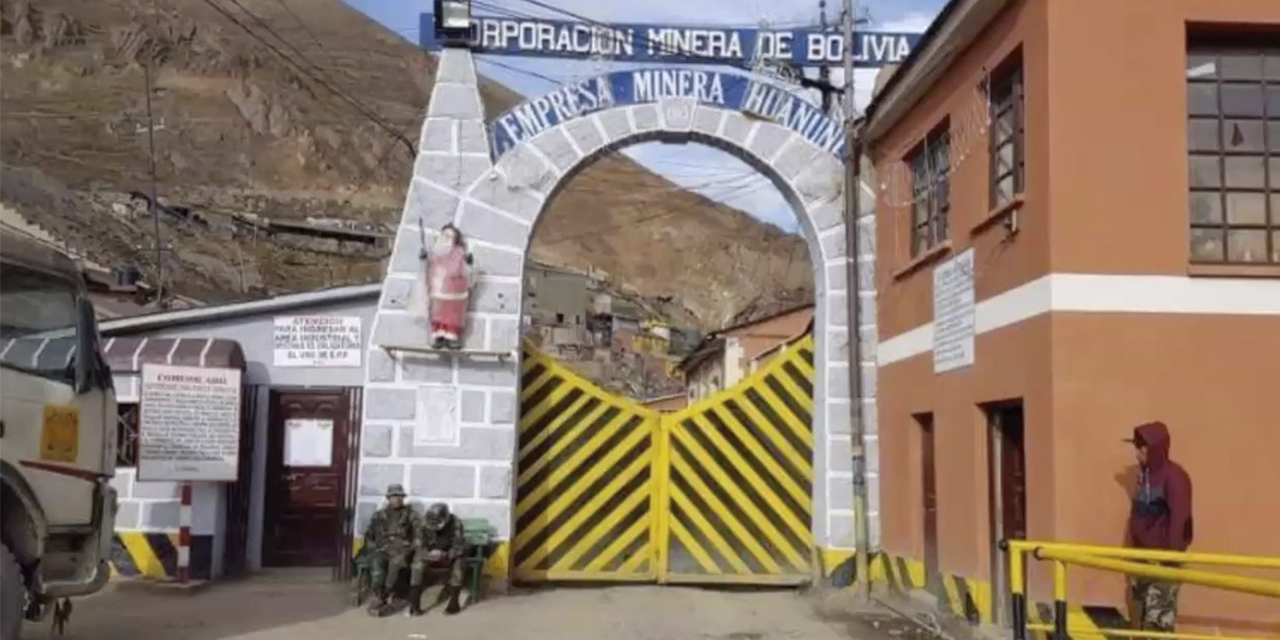 La minera estatal Huanuni, en Oruro.