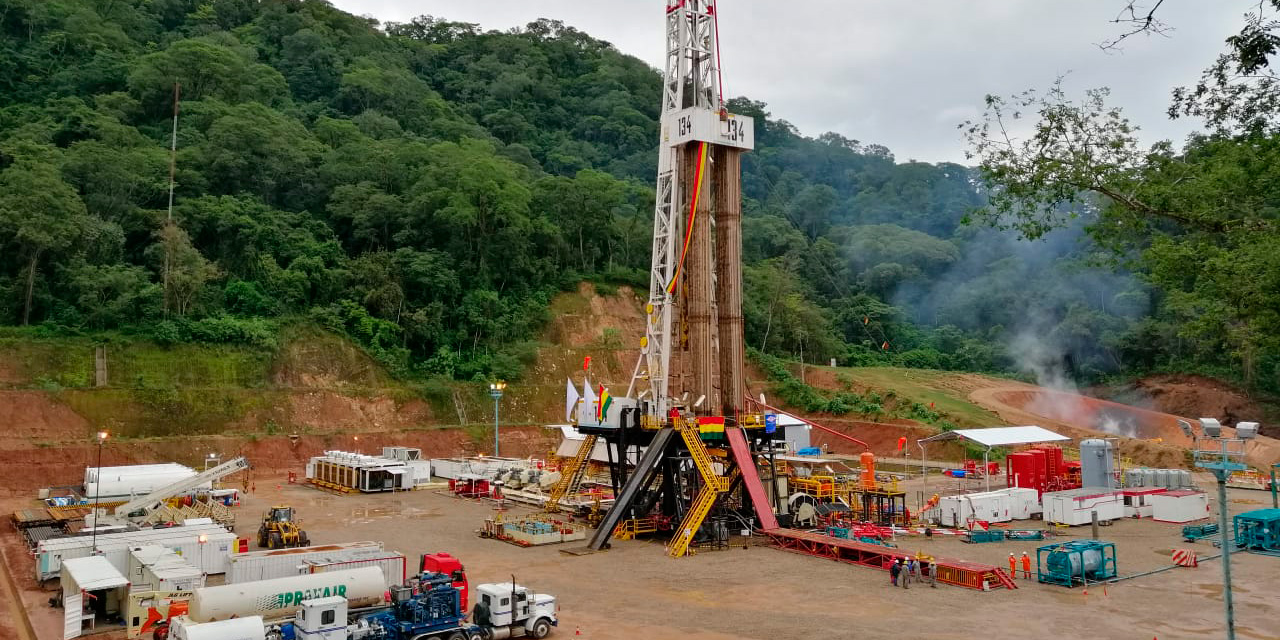 El pozo Remanso-X1 es una cuenca de 0,7 trillones de pies cúbicos (TCF). Foto: YPFB