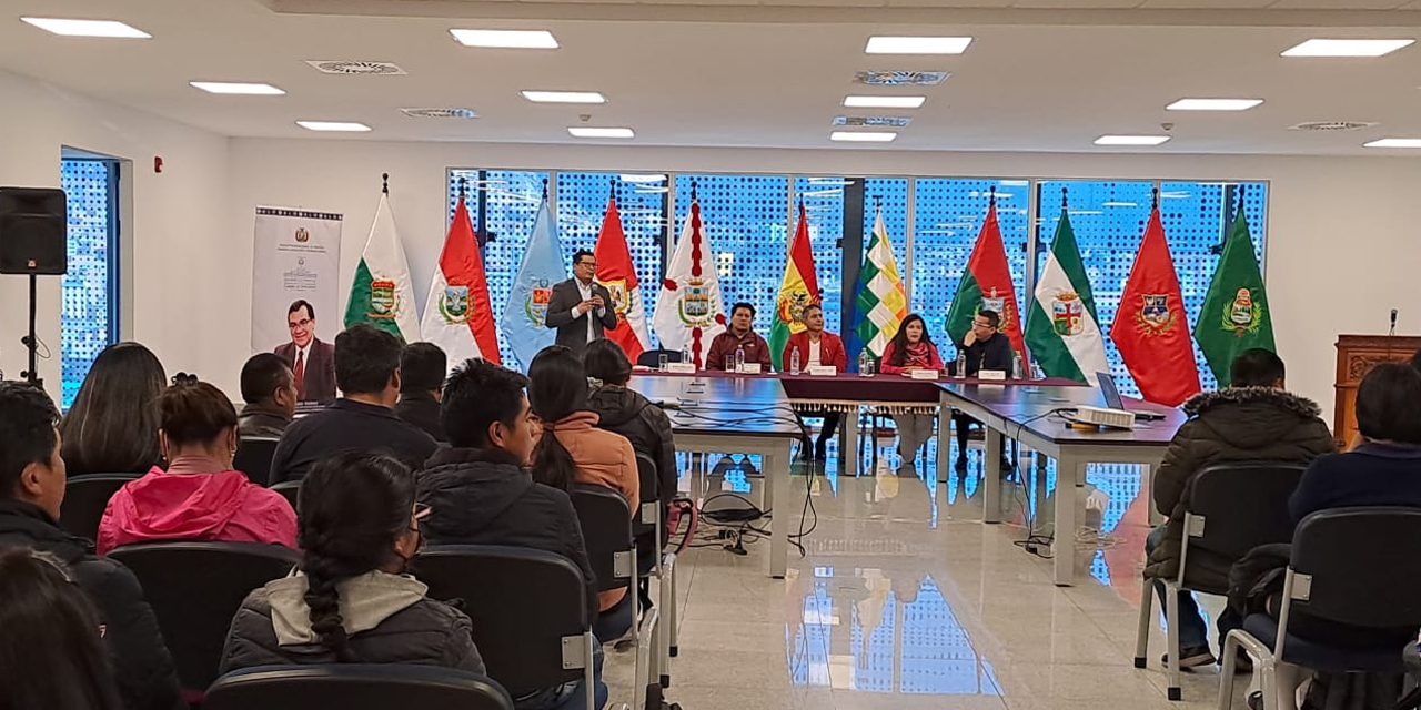 El presidente de YLB participó en el taller ‘Bolivia rumbo a la industrialización’, en la Cámara de Diputados, La Paz. | Foto: YLB