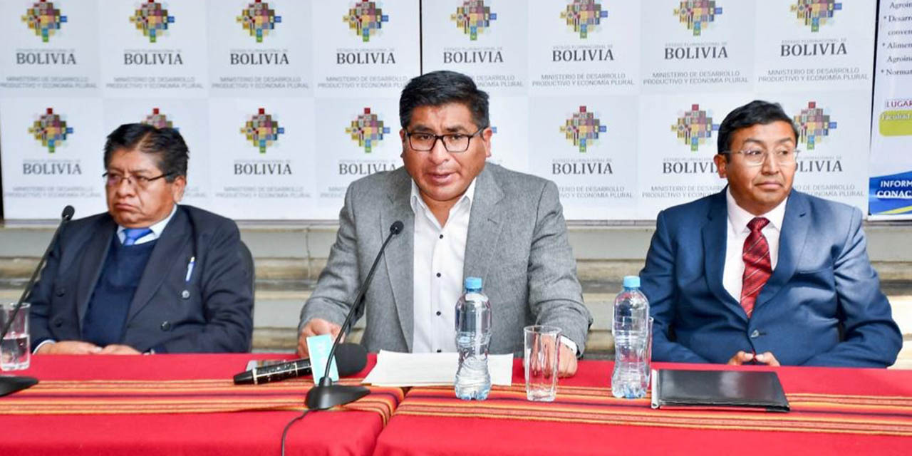 Gobierno garantiza abastecimiento interno de alimentos estratégicos y exportación de producción excedente