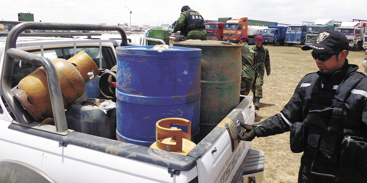 Operativos de lucha contra el contrabando de combustibles.| Foto: Archivo