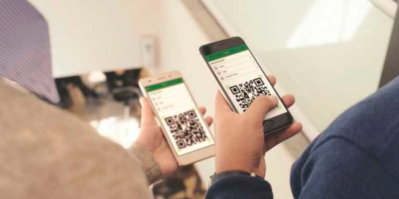 El código QR para transacciones. Foto: Asoban.