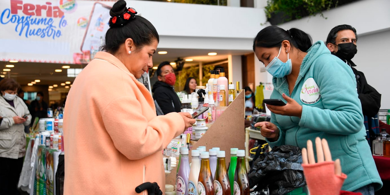 Venta de productos nacionales con el aplicativo móvil "Consume lo Nuestro".