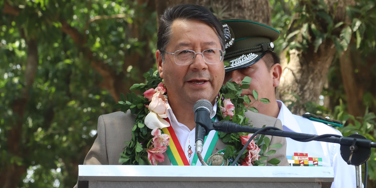 El presidente de Bolivia, Luis Arce Catacora. | Foto: Comunicación Presidencial