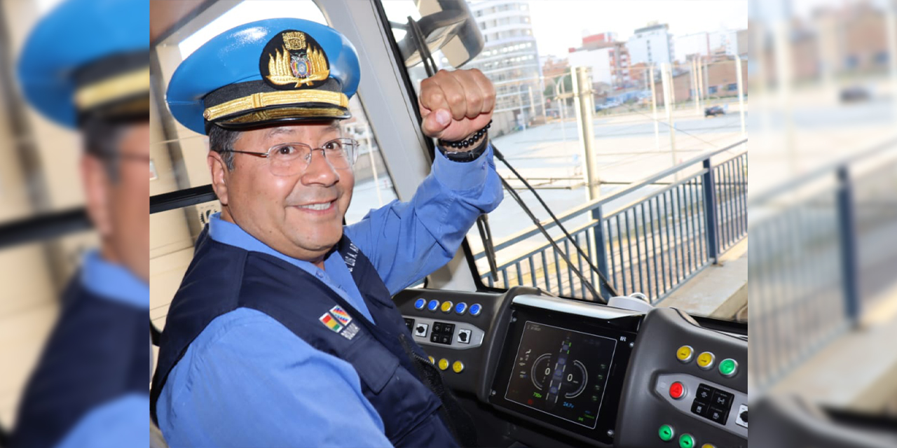 Presidente Arce inaugura el proyecto de ampliación del Tren Metropolitano.