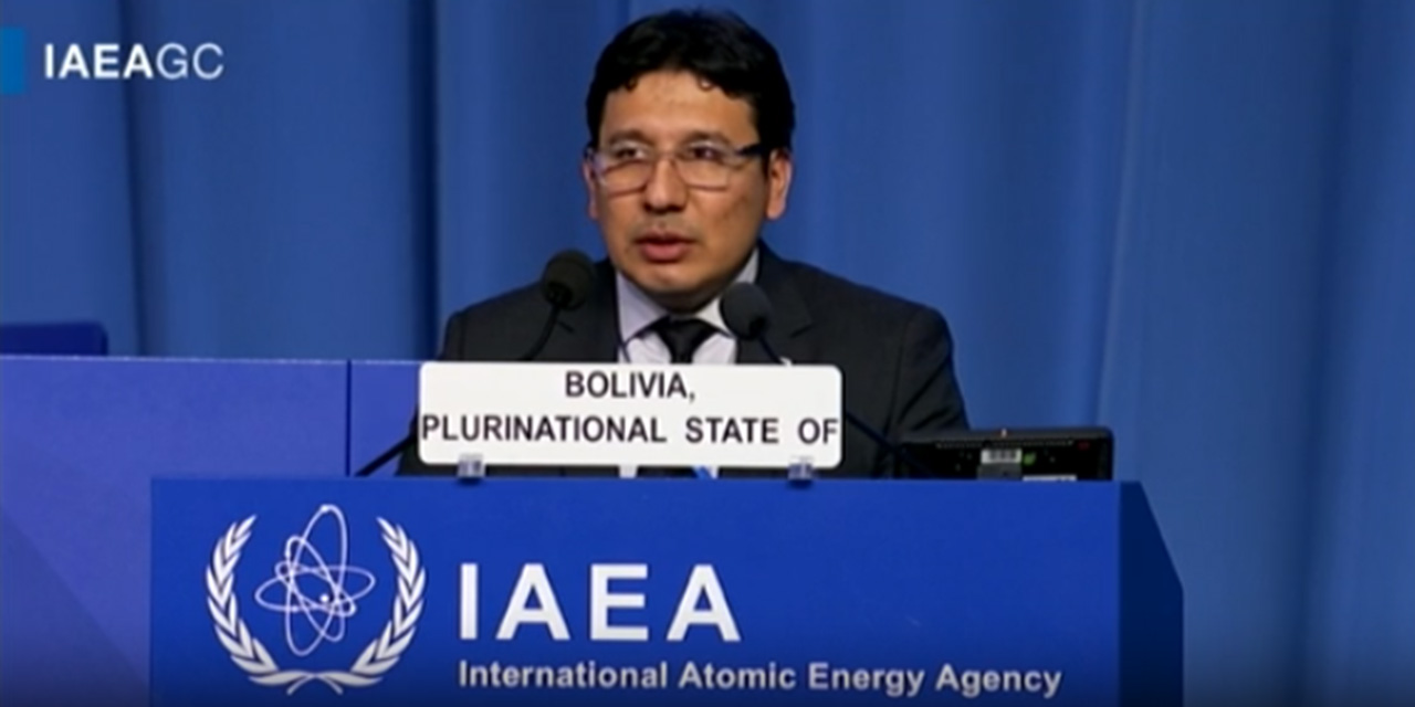 Bolivia presenta avances de su programa nuclear al Organismo Internacional de Energía Atómica