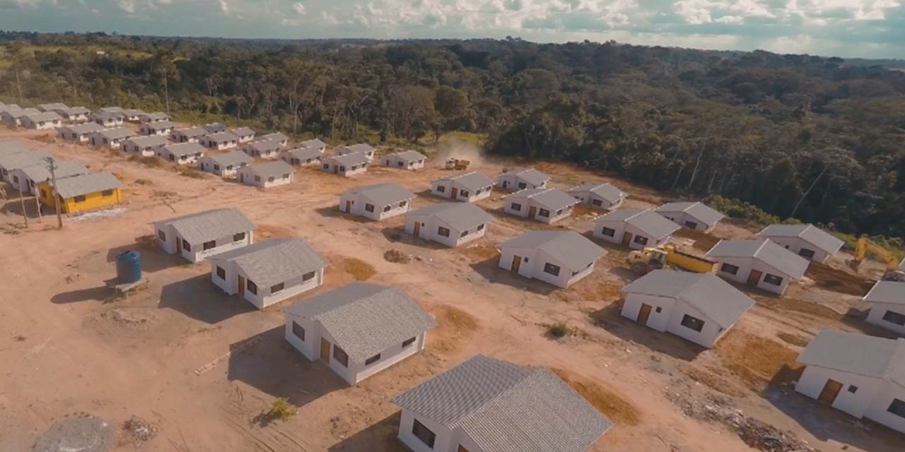 Viviendas edificadas en el departamento de Pando. | Foto: Archivo